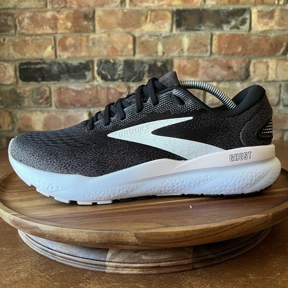 Brooks Women's Ghost 16 Black Pink Neutral Road Running Shoes Sneakers Size 10 - Picture 1 of 16
